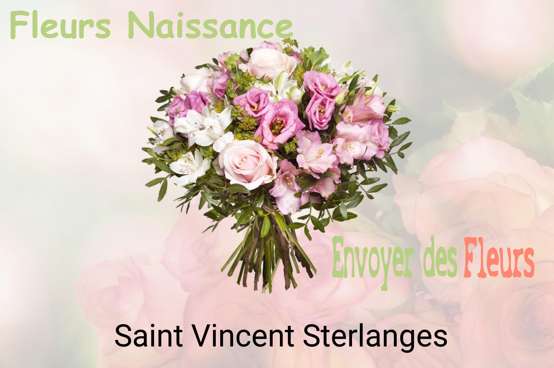 Bouquet de fleurs de naissance livré à Saint-Vincent-Sterlanges