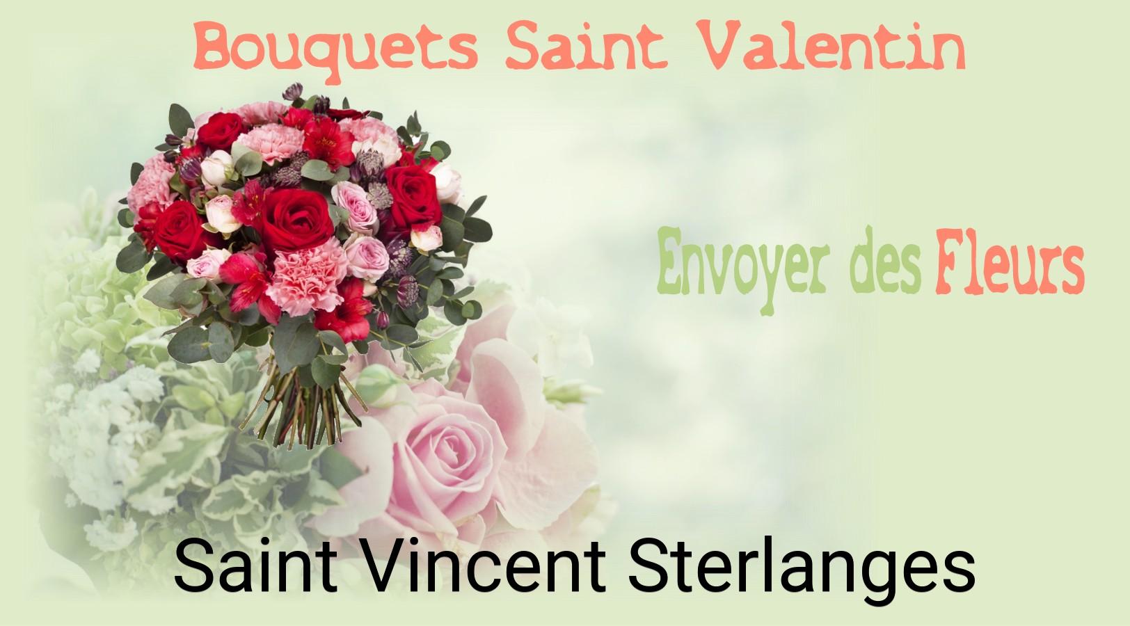 Roses de Saint-Valentin livrées à Saint-Vincent-Sterlanges